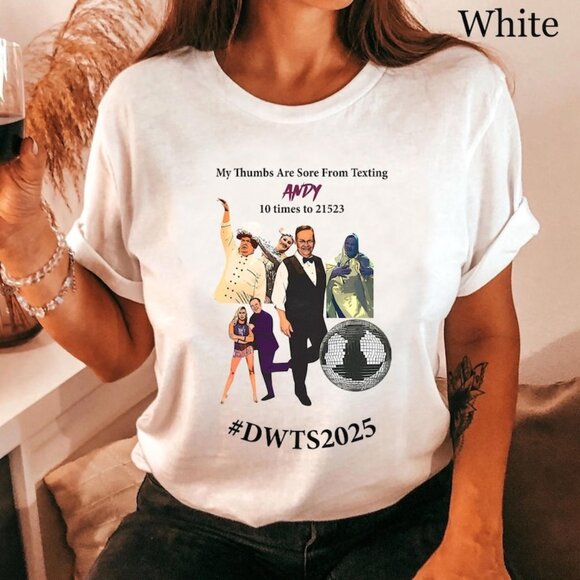 Andy Richter Dwts 2025 Ty & Emma Slater Dancing shirt sweatshirt hoodie - Picture 1 of 2